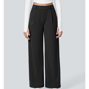 HALARA Black straight-leg Women's Pants - size L brand new